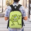 Zaino Mike Wazowski Uomo Donna Casual Borsa per Libri per College Scuola Borse Mostro Carine
