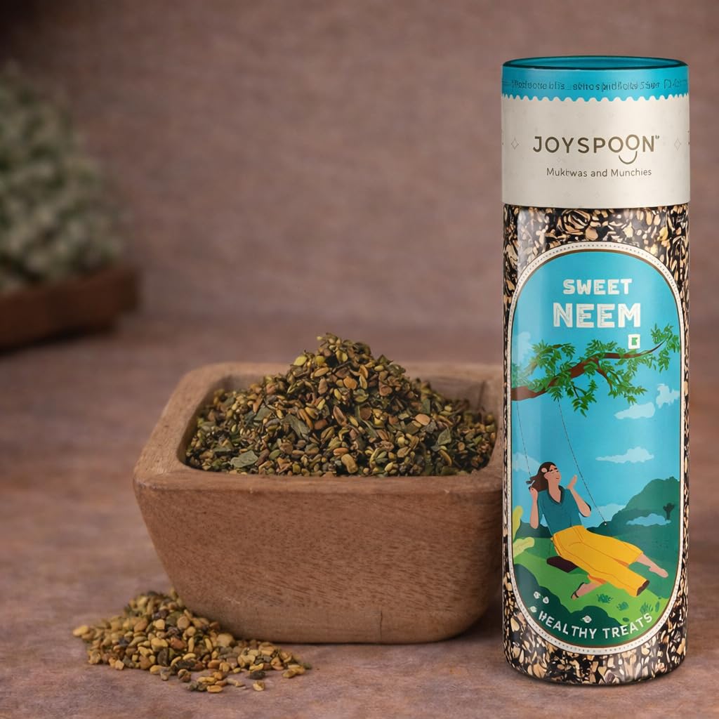 

JoySpoon Sweet Neem Mukhwas Mouth Fresheners | Sugar-Free Mouth Freshener | Supari-Free After-Meal Snack | No Artificial Colors or Preservatives