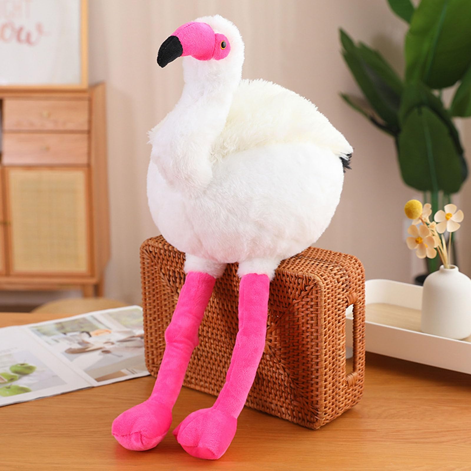 

Плюшевая подушка-обнимашка «Фламинго», Домашний декор, Мягкая игрушка «Фламинго», Плюшевая игрушка, Плюшевая подушка «Фламинго», Подарок на День святого Валентина, Рождество, День рождения (34см, Белый)