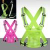 4 Colors Unisex Light High Visibility Safety Vest With Storage Bag Night Construction Cycling Traffic Coat Running Working