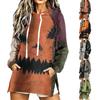 Damen Lässiger Langarm Halloween Print Hoodie Pullover Top
