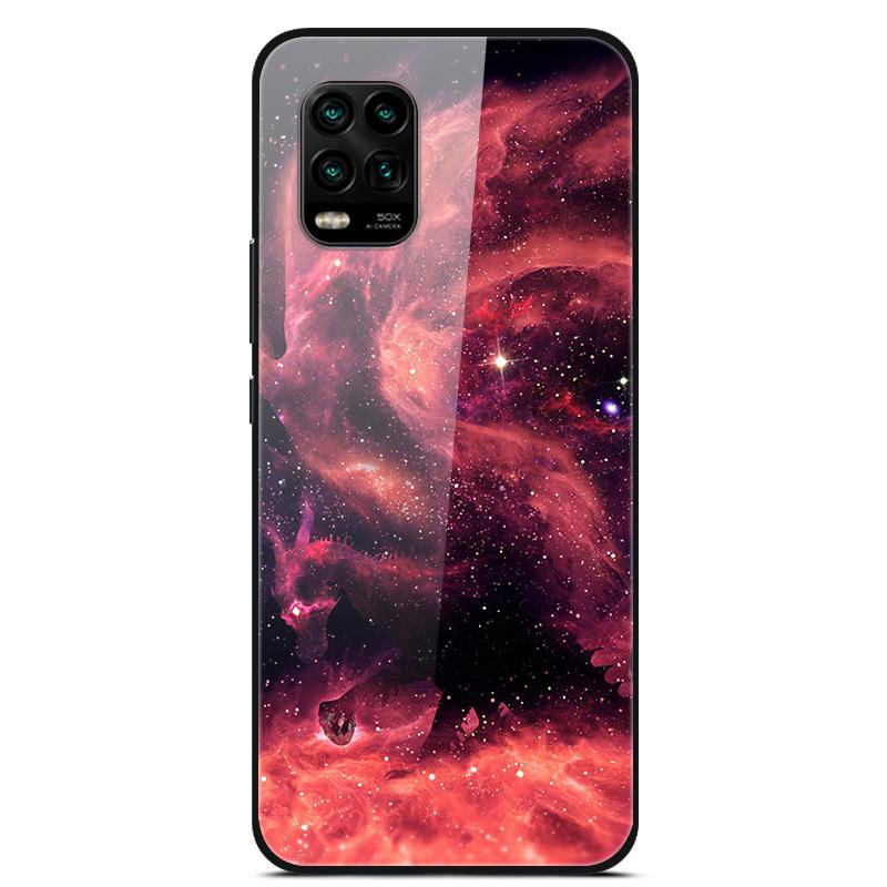 For Xiaomi Mi 10 Lite 5G Case Tempered Glass Hard Back Cover For Xiaomi Mi 10 10T Lite Pro Case Fundas For Xiaomi Mi10 Lite Capa
