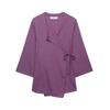 Spring European & American Style Kimono Cross Jacket with Casual Pants