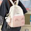 Schoolbag Wholesale Schoolbag Female Ins Cute Cat Backpack Junior High School Student Travel Bag High School Student Commuting Versatile Backpack