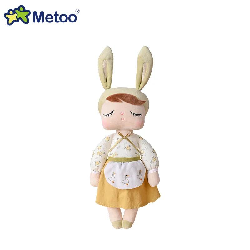 Non-Toxic Original Metoo 35Cm Angela Pastoral Style Bunny Plushie Doll Child Hug Soft Stuffed Toys For Baby And Kids Birthday Gifts