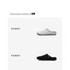 Mens Loafer-Style Slip-On Mule Shoes Casual Office Wear Retro Flat Footwear