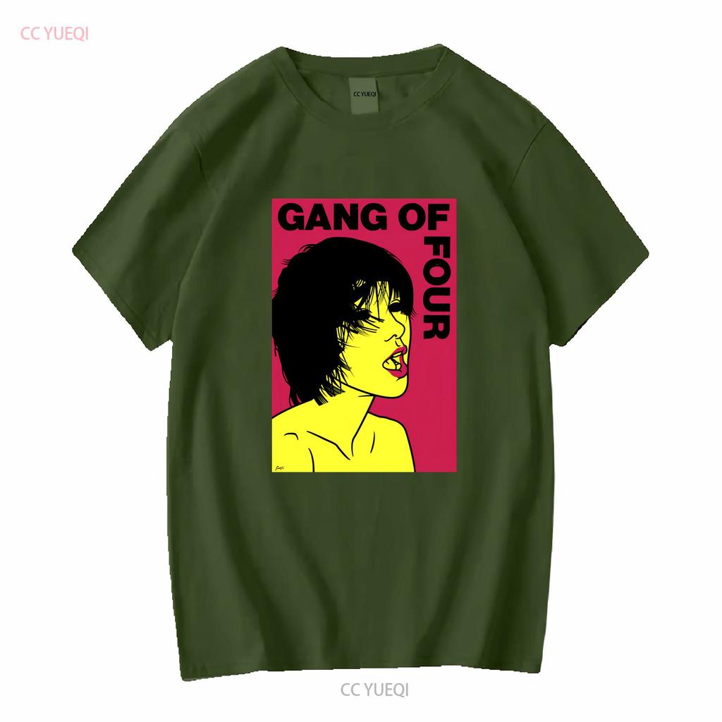 Gang Of Four Punk Rock T Shirt Unisex S 3xl Vintage Washed Versatile Homme Designer Clothes Stylish Breathable