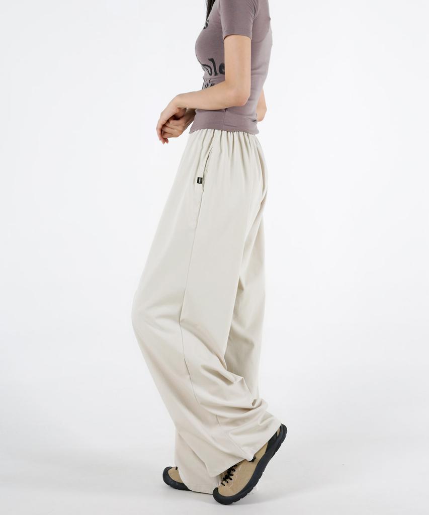 UMM Women'S Four Seasons Wide Pants With Drawstring Hem 5 Colors