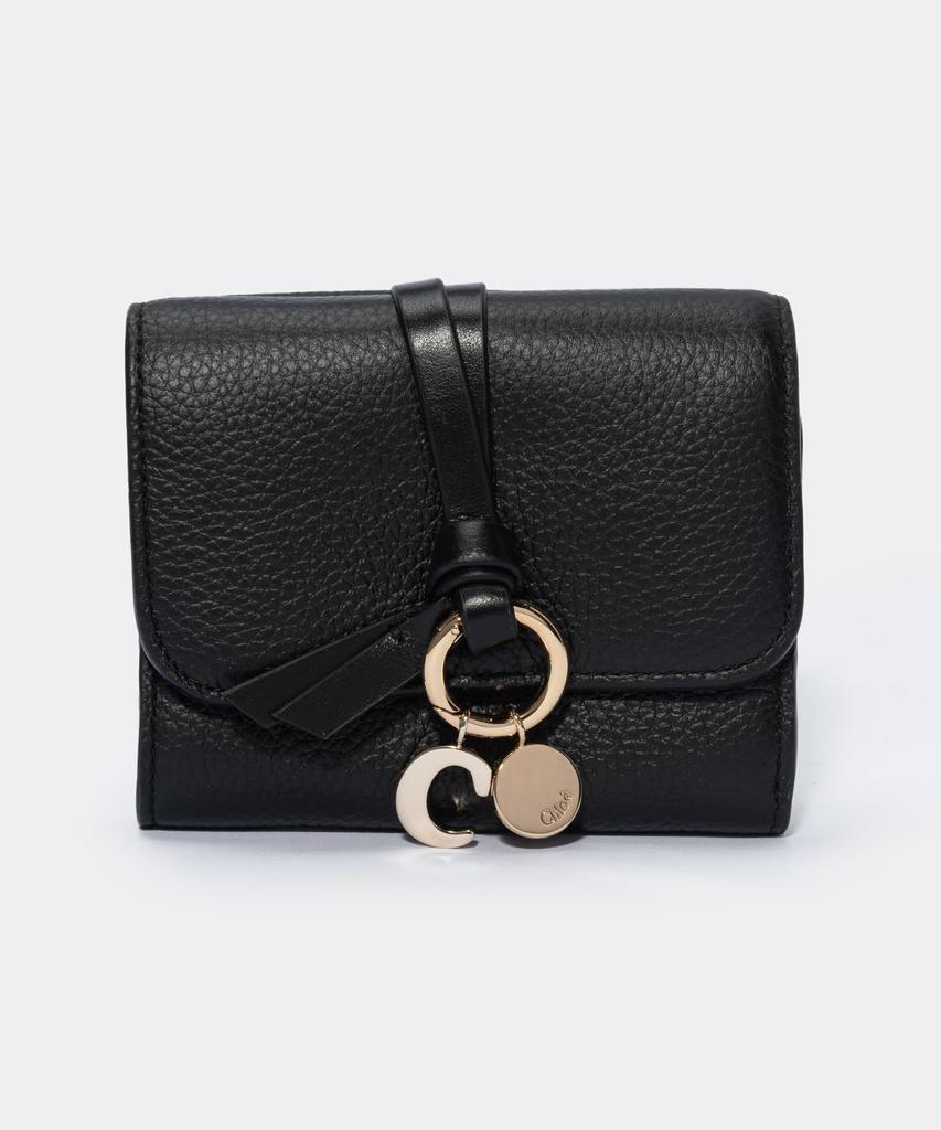 wallet CHC21WP945F57 ALPHABET BLACK [Chloe] Tri-fold Women's [item]