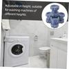 Adjustable Anti-Slip Pads with Leveling Feet - Heavy Duty EVA Shock Absorbers, Anti-Slip Shock Pads and Stabilizers for Washers, Refrigerator