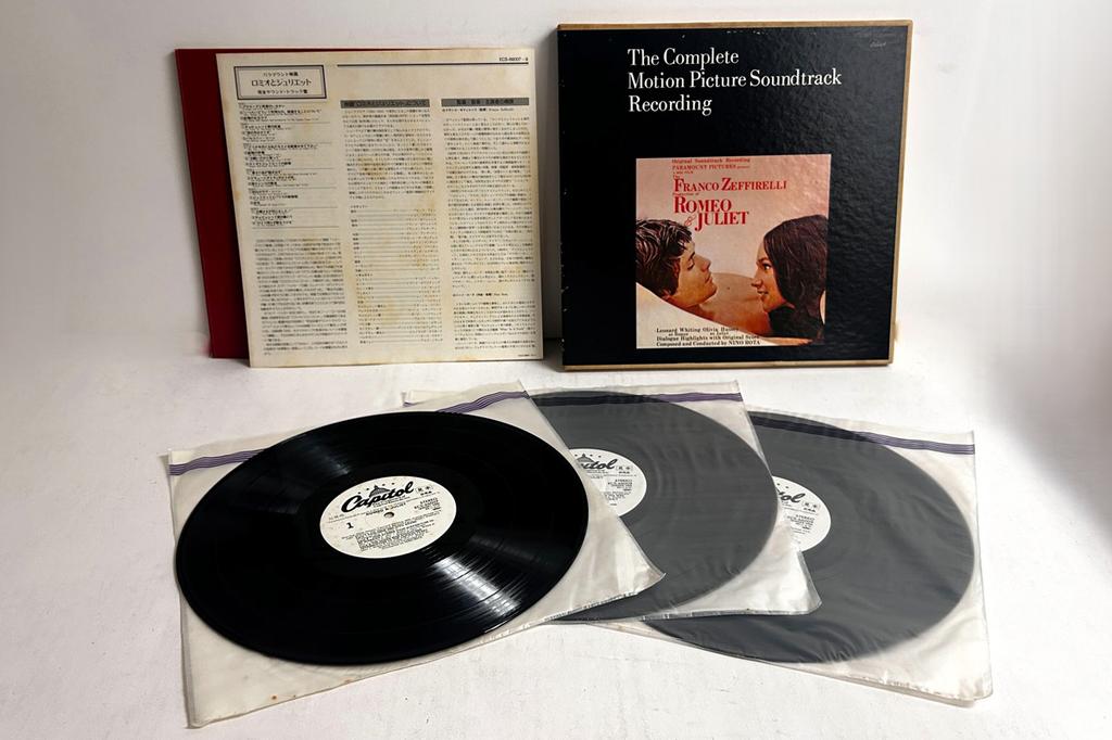 LP Record OST NINO ROTA Romeo Juliet ECS660079PROMO CAPITOL Japan Soundtracks Musicals Used
