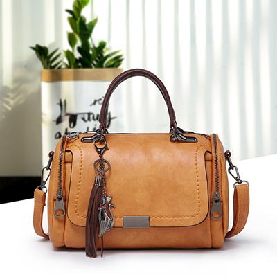 Women's Fashion Soft Leather One-shoulder Handbag Bag Tote Bag