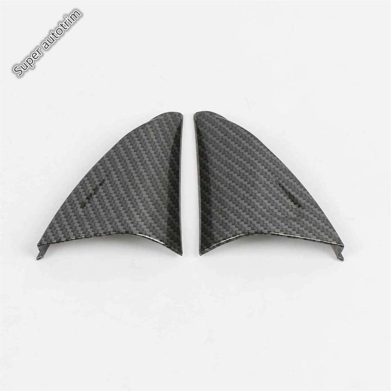 For MG ZS 2018 -  Car Accessories A-pillar Inner Window Triangle Tweeter Audio Speaker Frame Decoration Cover Trim Interior