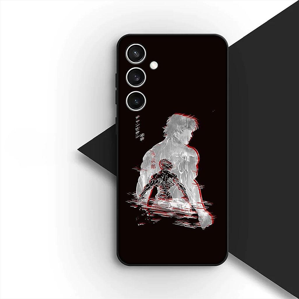 

Baki Anime Hanmas Art Phone Case for Samsung Galaxy S24 S25 S23 FE Ultra Plus S7 Edge S25+ S23+ A56 5G Protective Cover Galaxy S24+