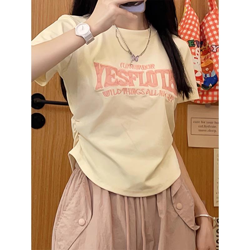 

Women s Petite Sweet & Spicy American Embroidery Short-Sleeve T-Shirt S Premium