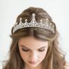 Alloy Rhinestone Crown Headwear European and American Bride Hair Band Wedding Accessories Photography Photo Coil Hair Crown and Hair Accessory
