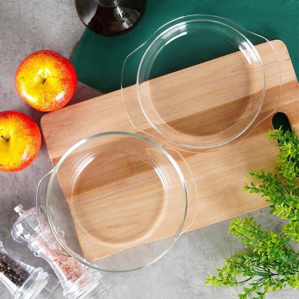 Glass Ovenproof Baking Dish For Baking, Roasting Pan, 1.27L