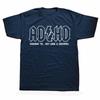 Funny ADHD Highway Hey Look A Squirrel Graphic T-shirts Men Women's Fashion Casual Tshirt Cotton Loose Oversized T Shirt
