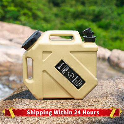 10L Wassereimer Tragbarer Camping-Wassertank mit abnehmbarem Wasserhahn für Picknick Wandern Fahrzeug Auto Reise Wasserträger