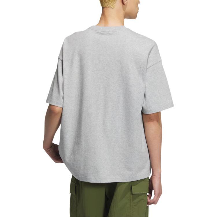 Adidas Originals CITY SKATE SHORT SLEEVE T Shirt Men's Medium Heather Gray JI6312