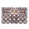 100pcs Boules de Noël Ornements Décorations Sapin de Noël Boules 3/4/6cm pour Décoration de Fête Mariage Vacances Décor de Noël