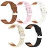 Bracelet de Montre Intelligente en Cuir pour Femme 18mm Pour Garmin Venu 4 41mm 3S 2S Vivoactive 4S Forerunner 265S 255S Bracelet Montre