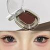 Red Brown Monochrome Eyeliner Eyeshadow Powder Palette Silky Matte Chocolate Lying Silkworm Eyeliner Sweat-proof Aegyo-sal Makeup