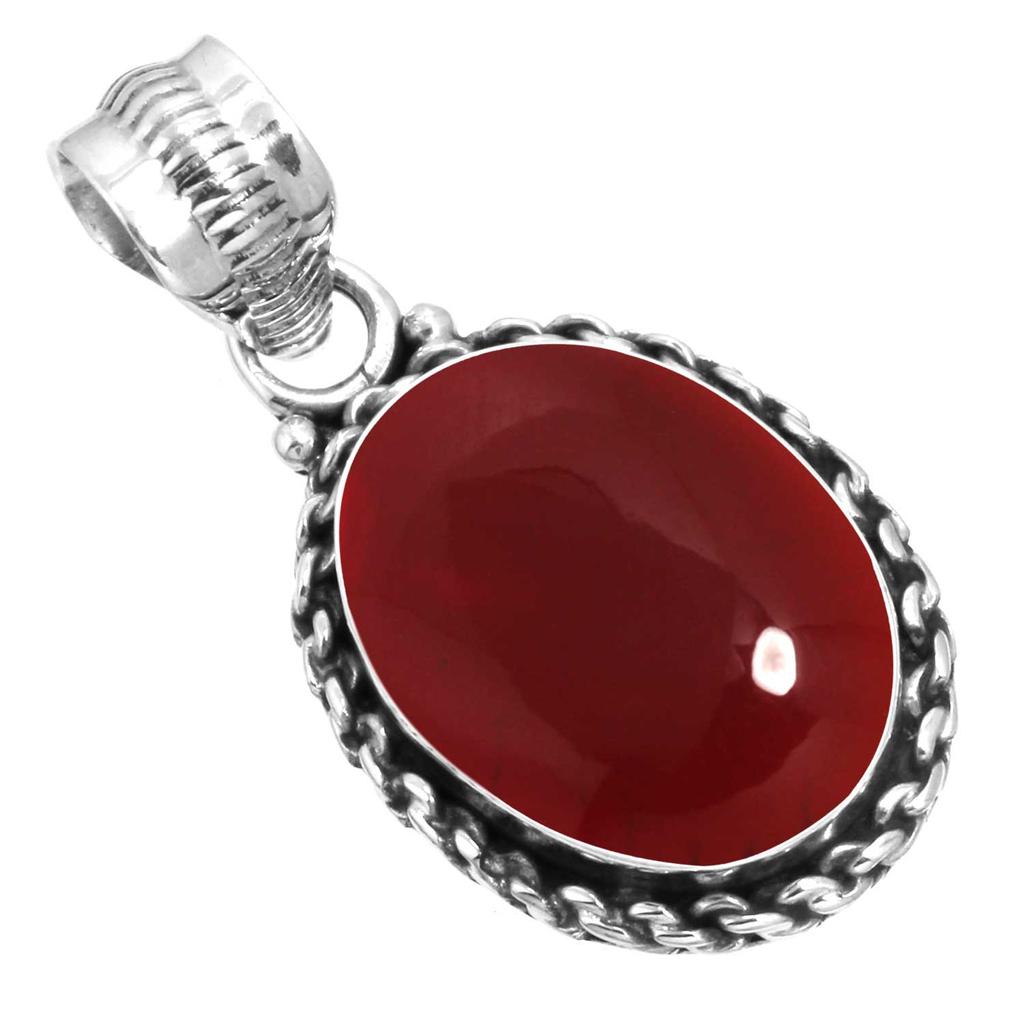 925 Sterling Silver Pendant Women Gemstone Handmade Jewelry Wedding Gift Amber Amethyst Black Onyx Carnelian Garnet Quartz Green Onyx Gold Stone