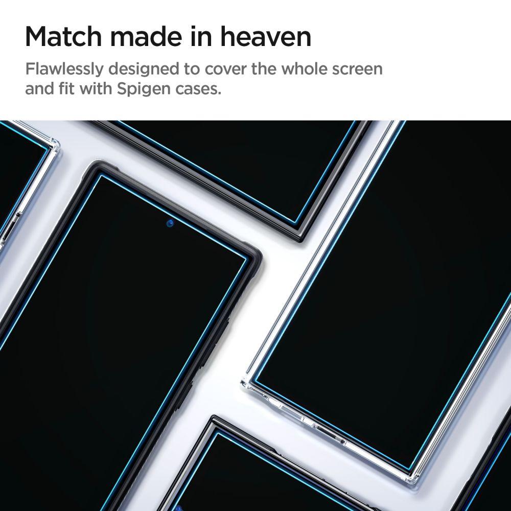 Szkło Hartowane Spigen Glas.tr Ez Fit 2-Pack Galaxy S24 Ultra Clear