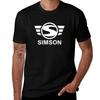 Simson Logo 3D Spezial biała Koszulka Trend Koszulka z Nadrukiem Artystycznym