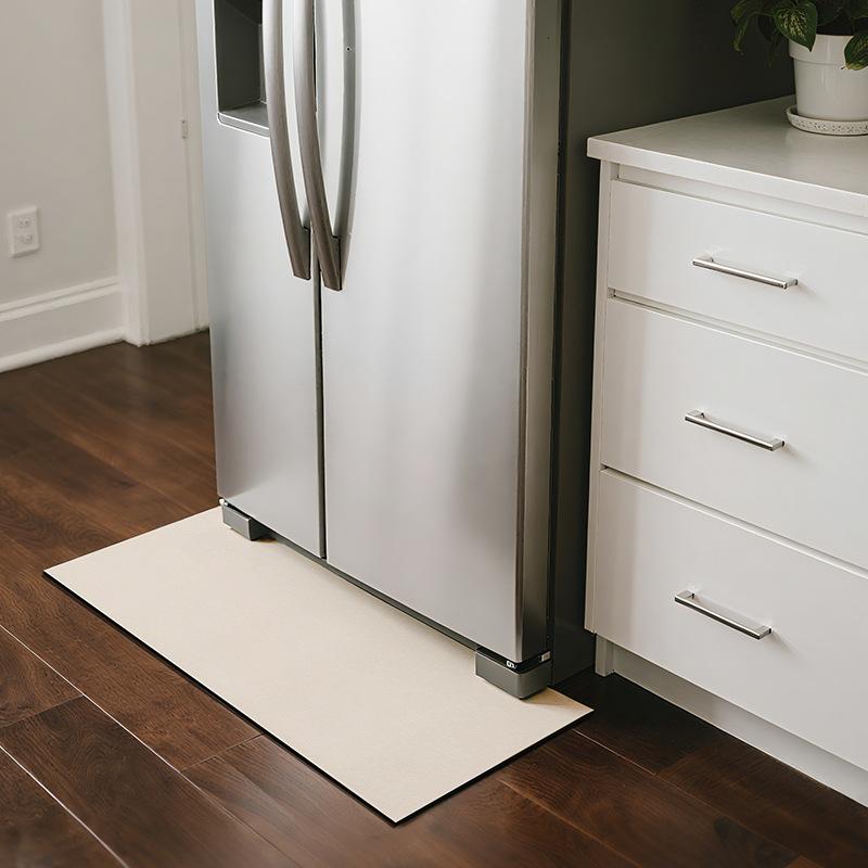 

Diatomite Refrigerator Mat - Quick Dry Anti-Slip Kitchen Pad for Dishwasher & Washing Machine, Durable Non-Slip Backing 30x120cm