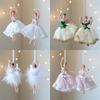 Ballet Girl Christmas Ornament Hanging  Dance Pendant Elegant Dance Pose  Indoor Holiday  Decoration