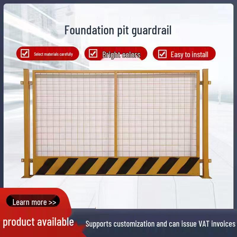 Standard Safety Construction Guardrail for Pit and Elevator Edge Protection 1.2m x 2m
