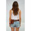 Vintage Real Leather Hunters Choice Waist Pouch With Belt Goat Hide Classic