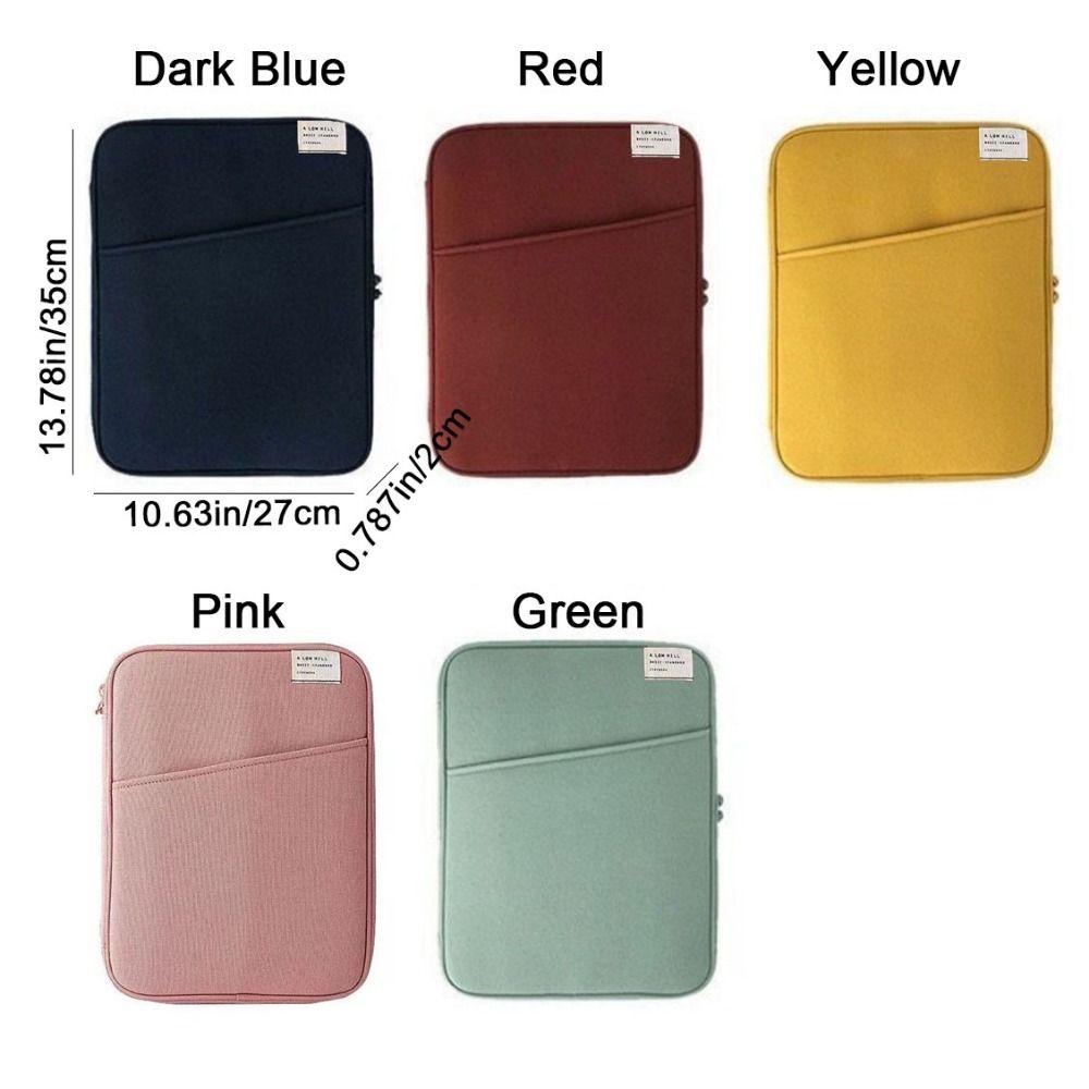 Shockproof 13 Inch Laptop Sleeve Protective Wear-resistant Laptop Carrying Case with Zipper Soft Tablet Pouch Laptop Accessories