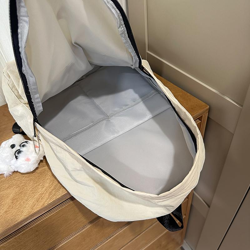 Junior High School Students Lightweight Schoolbag Women's Large Capacity Backpack