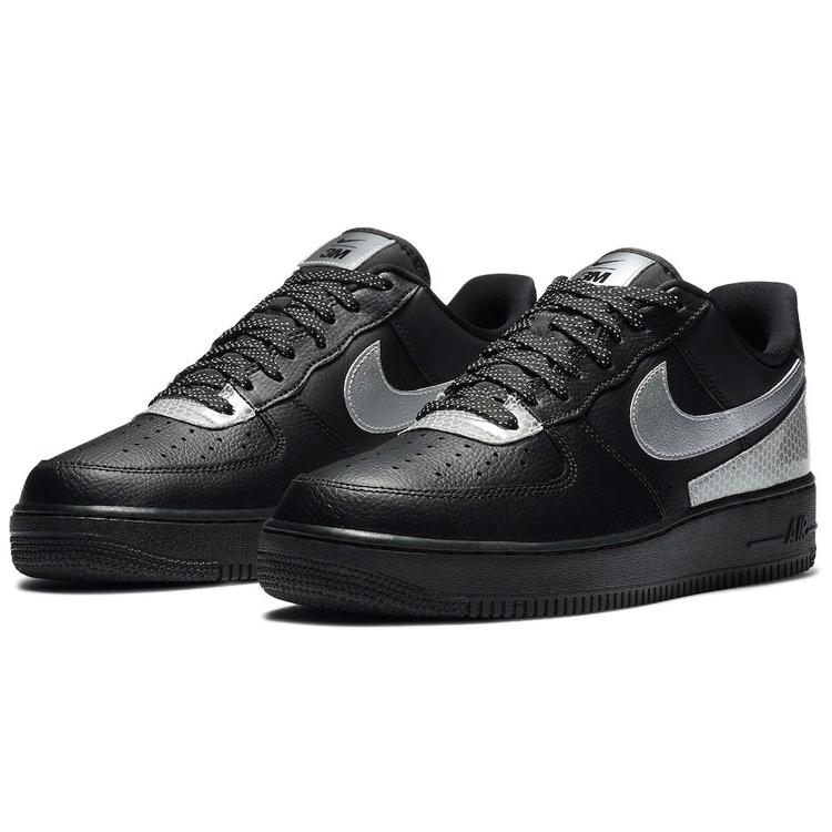 New Nike Air Force 1 Low 3M Black CT2299-001