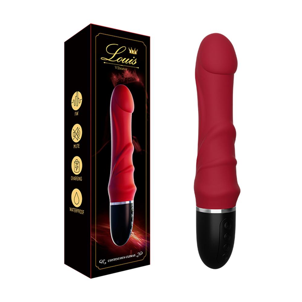 10 Modes Strong Motor Realistic Soft Silicone Dildo Vibrator - Intense G-Spot & Clitoral Stimulation Adult Masturbator for Women