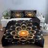 "Elegant Mandala Design for Calm Spaces" Exquisite three-piece bedding set gift for kids and adults