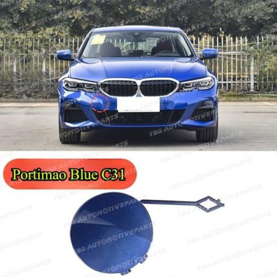 Front Bumper Tow Hook Hole Eye Cover For BMW 3 Series G20 G21 M Sport -