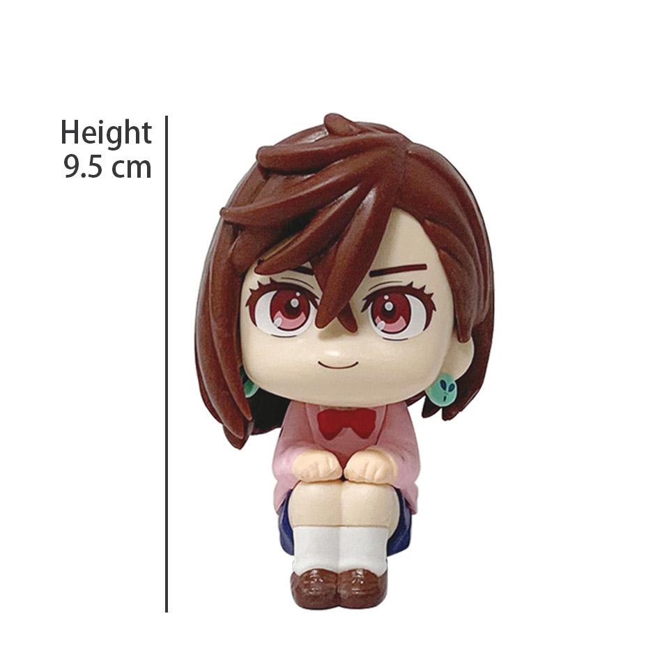 Couple Set: Big-Head Chibi Ayase Momo / Okarun - Anime Merchandise from Dandadan | Articulated Figure Model Toy, Gift