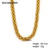 INSSGG Luxury Gold Cuban Chain Necklace