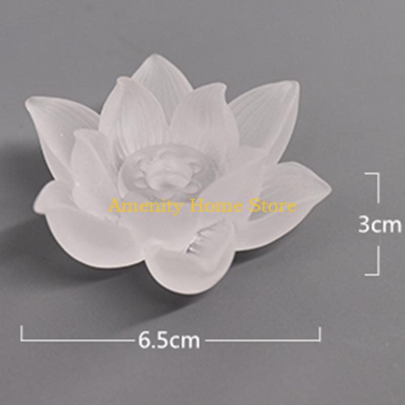F26C Lotus Flowers Incense Stick Holder Censer Bracket Household Accessory for Temple Living Room Office Decoration
