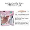 480 Pcs Lift Strips Makeup Tools Beauty Double Eyelid Tape Lace Mesh Eyelid Sticker Invisible Eye Stickers Self-Adhesive Fiber