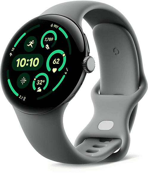 Google Pixel Watch 3 45mm 4G Matte Hazel Sportarmband Hazel