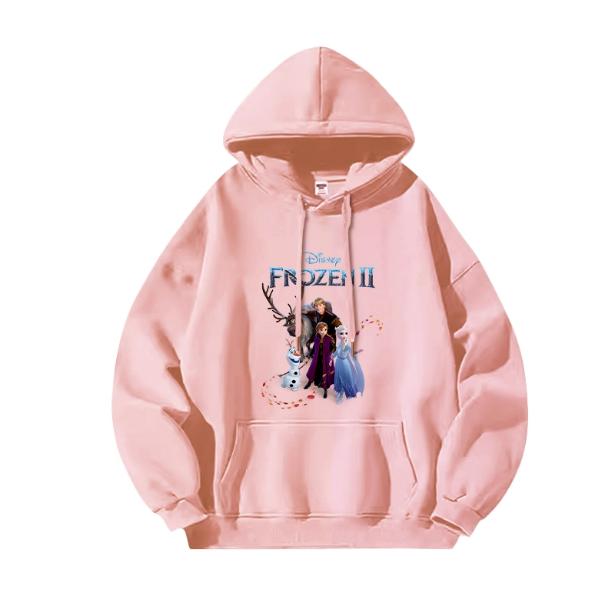 

Disney Frozen Women s Hoodie High Quality 2025 New Princess Elsa Anna Clothes Girls Loose Jacket Street Clothing Top S