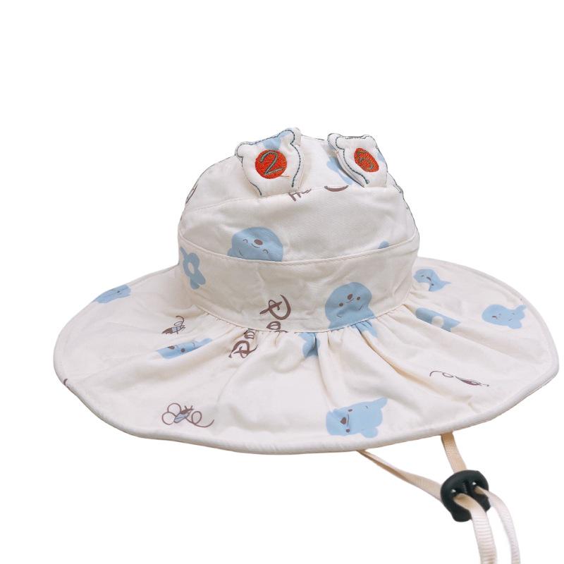 Kids' Cartoon Sun Visor: Breathable Spring/Autumn Sun Protection Hat for Girls