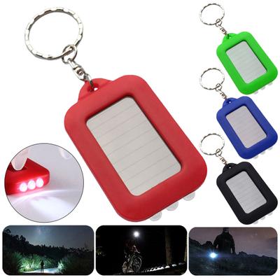 Keyring Flashlight Compact Long Lifespan ABS Exquisite Flashlight LED Light Keychain for Hiking