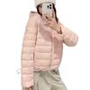 Down Jacket Women's Short Autumn and Winter New White Duck Down Ribs Versatile and Thin Lightweight Hooded Warm Jacket