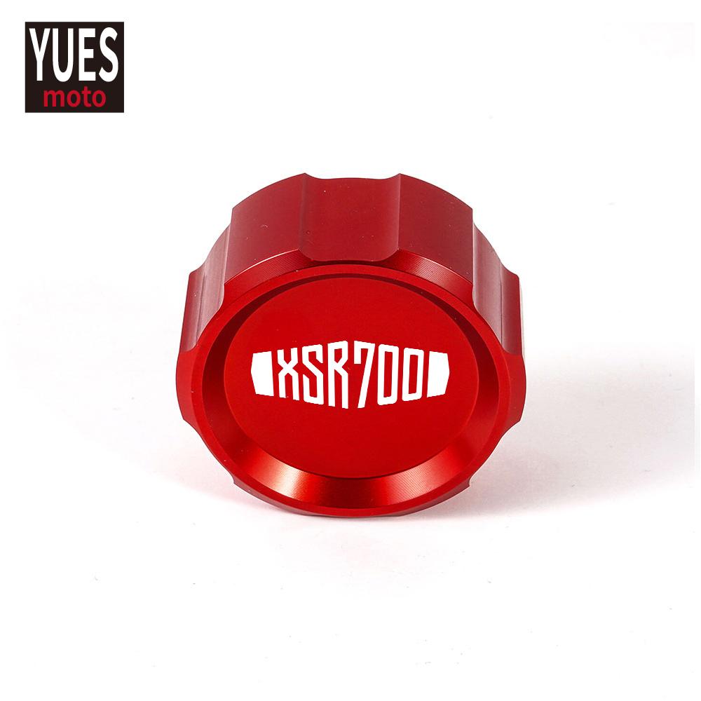 Motorcycle Accessories Front & Rear Brake Fluid Cylinder Reservoir Cover Cap Free Shipping For YAMAHA XSR700 XSR xsr